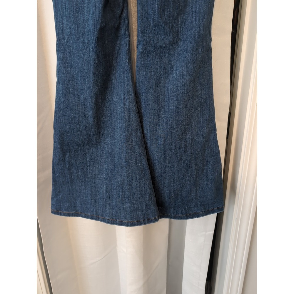 Judy Blue Pull On Super Flare‎ Jeans Women Size 0/24 Bell Bottoms Medium Wash - Picture 6 of 12
